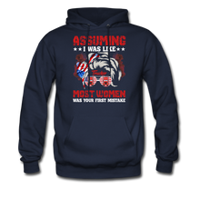 Load image into Gallery viewer, Sarcastic Woman Truck Driver Hoodie - navy
