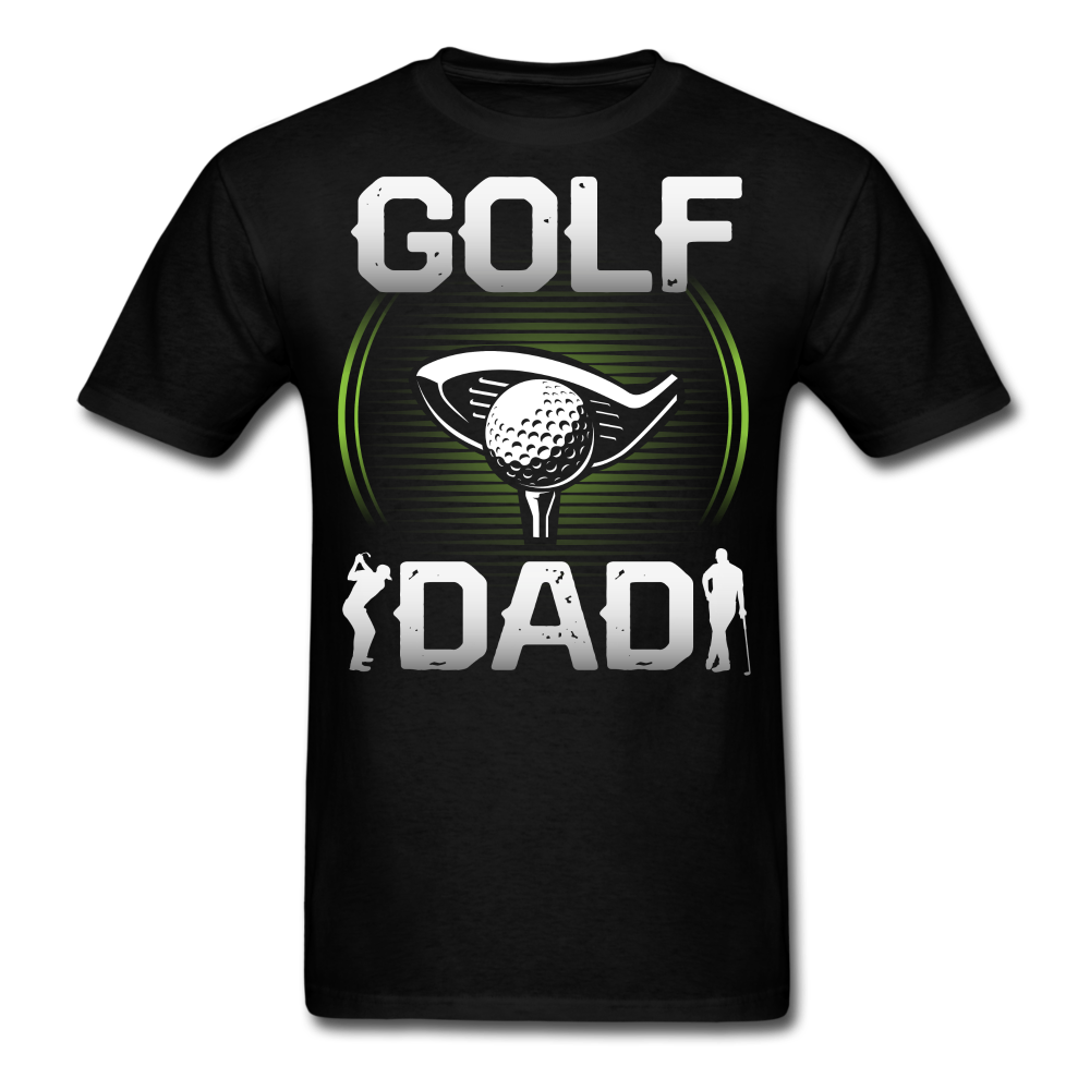 Golf Dad Golfing Unisex T-Shirt - black