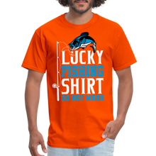 Load image into Gallery viewer, Lucky Fishing Shirt Do Not Wash Unisex Classic T-Shirt - orange
