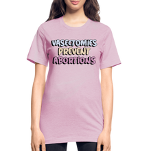 Load image into Gallery viewer, Vasectomies Prevent Abortion Pro Choice Women&#39;s Rights Unisex Heather Prism T-Shirt - heather prism lilac
