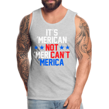 Load image into Gallery viewer, Funny 4th of July Men’s Premium Tank - heather gray
