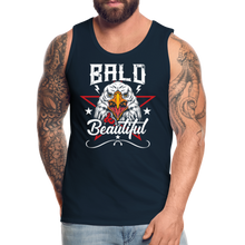 Load image into Gallery viewer, 4th Of July Bald And Beautiful Eagle Men’s Premium Tank - deep navy
