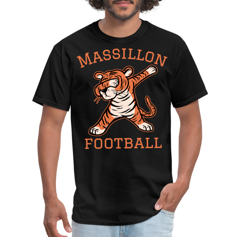 Massillon Ohio Football Dabbing Tigers Unisex T-Shirt - black