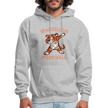 Load image into Gallery viewer, Massillon Ohio Football Dabbing Tigers Men&#39;s Hoodie - heather gray
