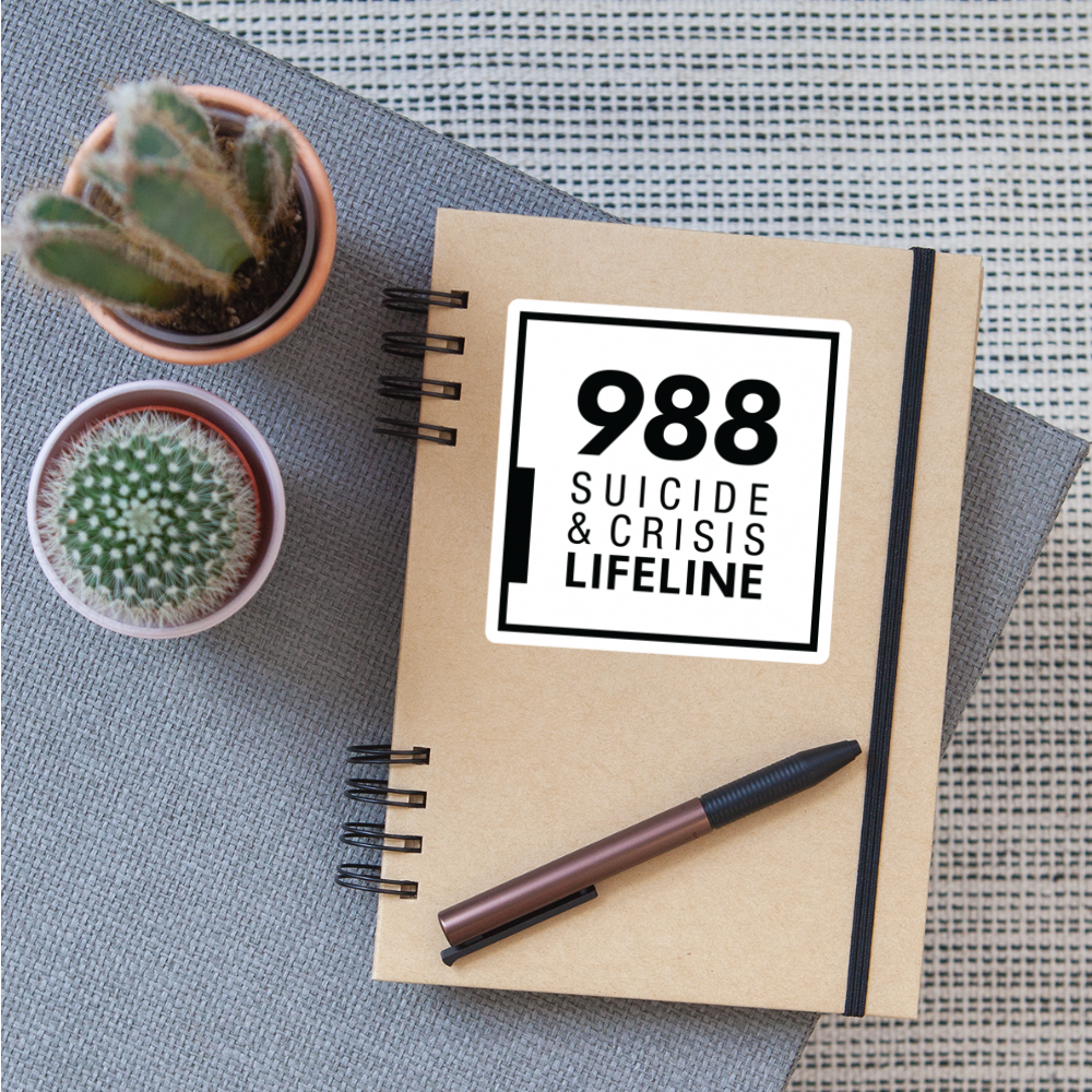 Sticker - white matte