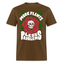 Load image into Gallery viewer, More Plants Less Problems House Plant Unisex T-Shirt - brown
