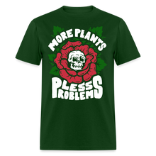 Load image into Gallery viewer, More Plants Less Problems House Plant Unisex T-Shirt - forest green
