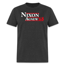 Load image into Gallery viewer, Richard Nixon 1968 Retro Vintage Presidential Campaign Unisex Classic T-Shirt - heather black
