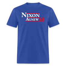 Load image into Gallery viewer, Richard Nixon 1968 Retro Vintage Presidential Campaign Unisex Classic T-Shirt - royal blue
