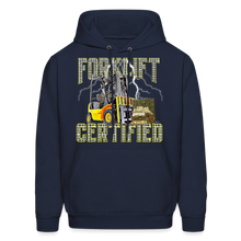 Load image into Gallery viewer, Forklift Certified Hoodie - navy
