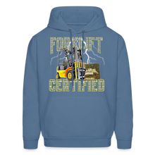 Load image into Gallery viewer, Forklift Certified Hoodie - denim blue

