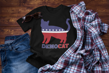 Load image into Gallery viewer, Democratic, Democrat, Cat DemoCAT  Unisex Classic T-Shirt
