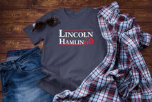 Load image into Gallery viewer, Abraham Lincoln Retro 1860 Republican Presidential Campaign Unisex Classic T-Shirt
