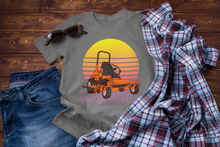 Load image into Gallery viewer, Retrowave Zero Turn Lawn Mower Landscaping Unisex Classic T-Shirt

