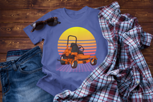 Load image into Gallery viewer, Retrowave Zero Turn Lawn Mower Landscaping Unisex Classic T-Shirt
