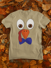 Load image into Gallery viewer, Funny Thanksgiving 7 Cute Turkey Face Unisex T-Shirt - E.G. Supplies, LLC 

