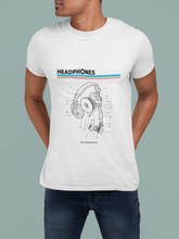 Load image into Gallery viewer, Headphones Exploded View Tee - E.G. Supplies 

