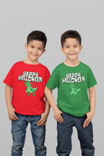 Load image into Gallery viewer, Trex Dabbing Happy Halloween Kids&#39; T-Shirt - E.G. Supplies, LLC 
