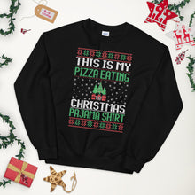 Load image into Gallery viewer, Pizza Ugly Christmas Sweater
