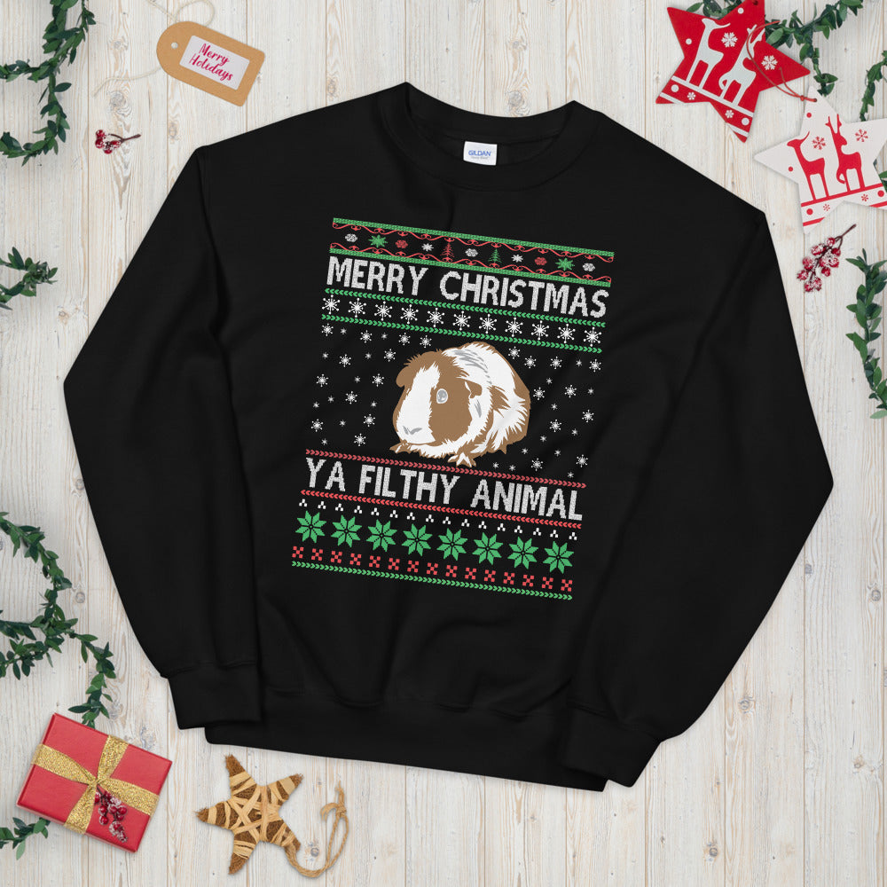 Merry Christmas Ya Filthy Animal guinea pig