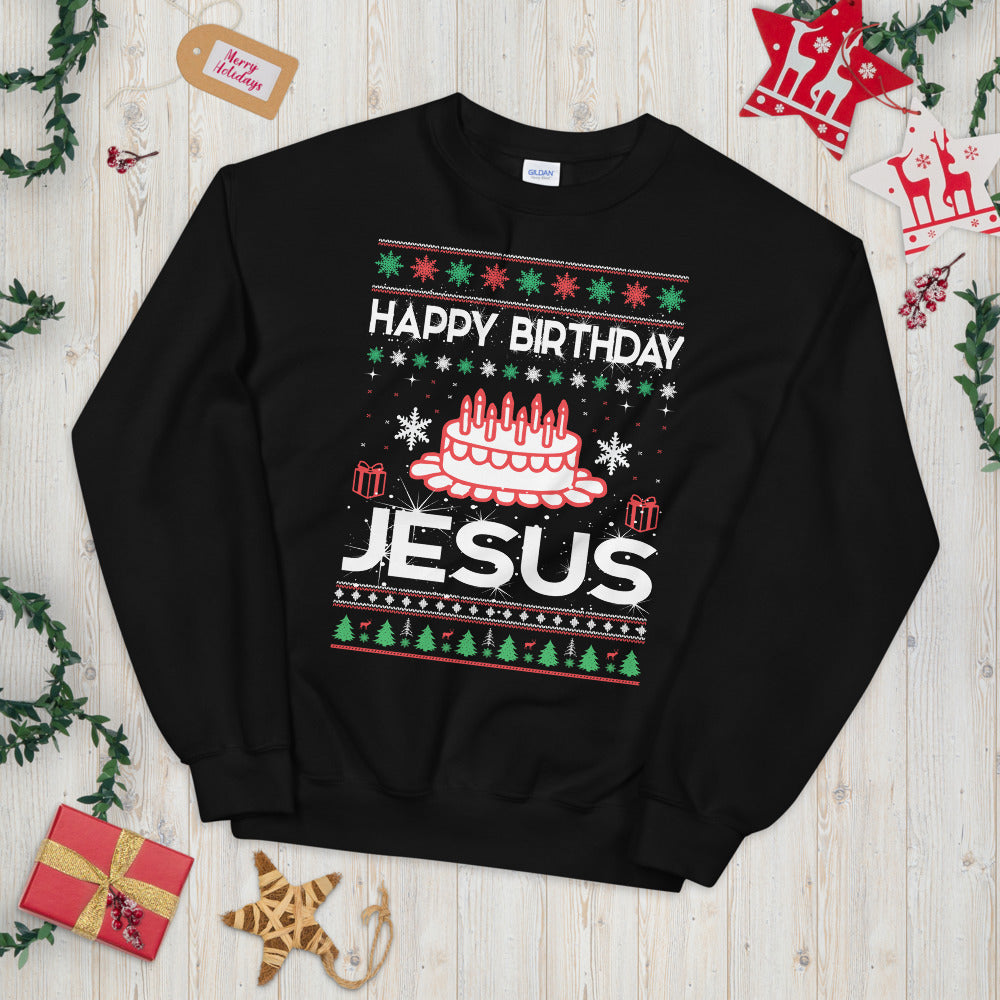 Happy Brithday Jesus Funny Ugly Christmas