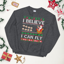 Load image into Gallery viewer, I Believe I Can Fly Santa Ugly Christmas
