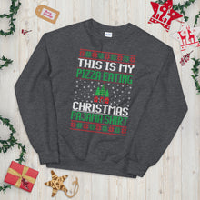 Load image into Gallery viewer, Pizza Ugly Christmas Sweater
