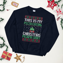 Load image into Gallery viewer, Pizza Ugly Christmas Sweater
