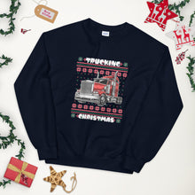 Load image into Gallery viewer, Trucker Ugly Christmas Sweater
